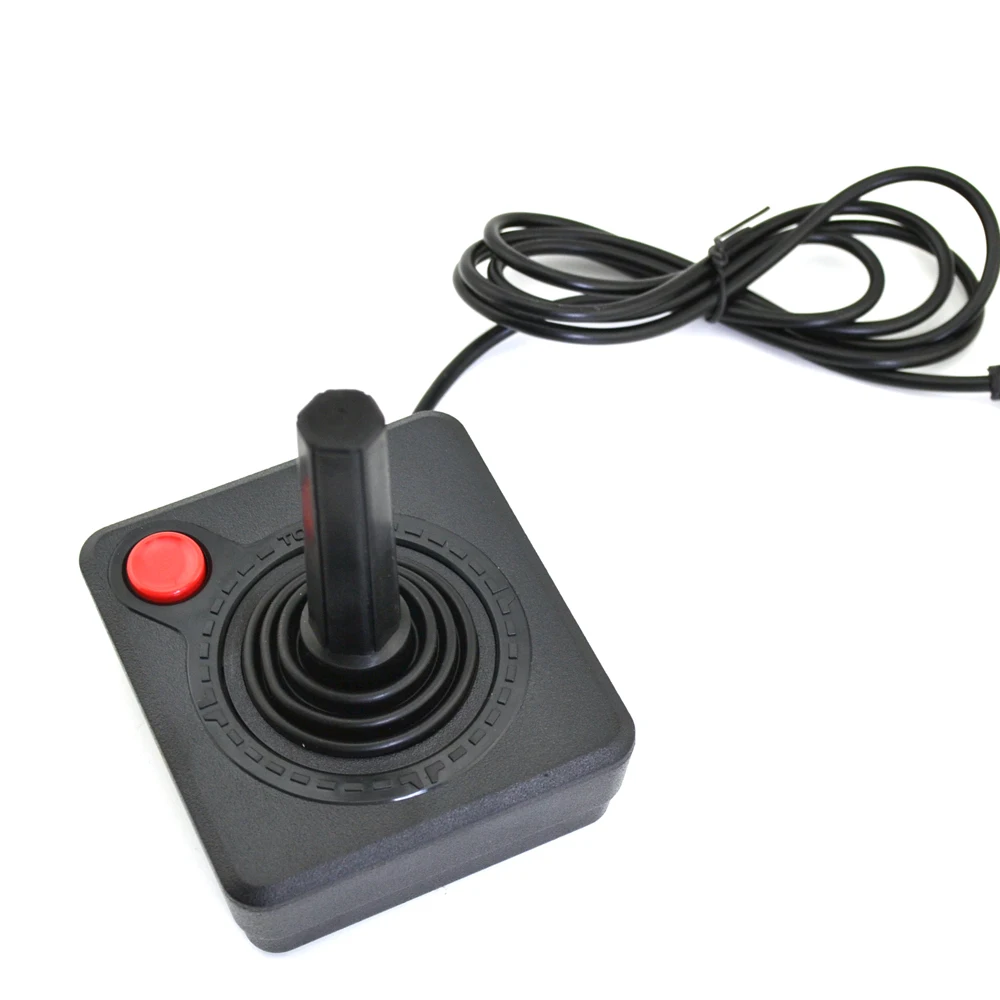 1 pcs 1.5M Gaming Joystick Controller For Atari 2600 game rocker With 4-way Lever And Single Action Button Retro Gamepad