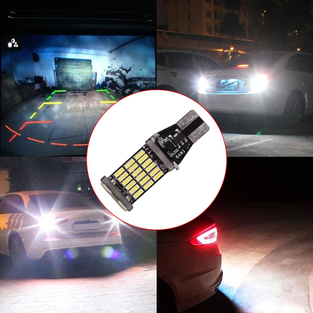 Автомобильный Обратный светильник лампа Canbus 4014 45SMD сигнальная поворота