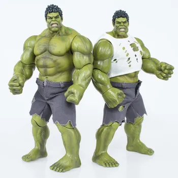 

26cm Hulk Bruce Banner Action Figures Movable Joints Can Undress Anime Models Marvel Avengers Alliance Figurines Colection Toys