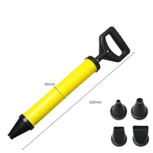 Pistola de cimento com cilindro de sucção, pistola de calafetagem, bomba de lima de cimento, pulverizador de argamassa de reboco, tubo de rejunte, ferramenta de argamassa de cimento