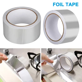 

Kitchen Moisture-proof Cooktop Tape Aluminium Foil Tape Heat Insulation Self Adhesive Seal Waterproof Tape For Duct Pipe