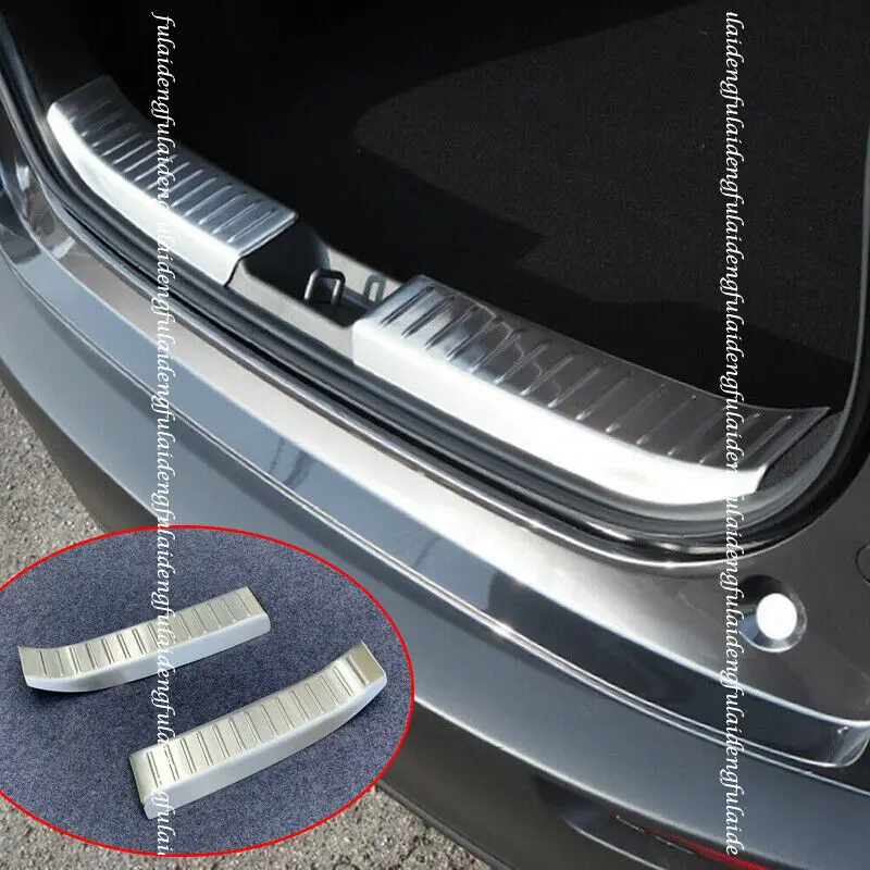 

Подходит для Mazda CX-30 2019-2021, Новая защитная пластина из нержавеющей стали для внутреннего заднего бампера, порога багажника, литье, автомобильные аксессуары 2P