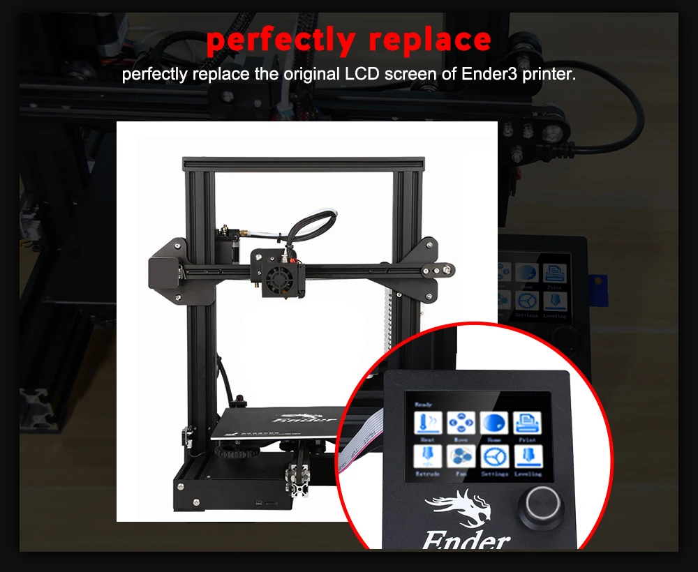 12864 display lcd peças da impressora 3d