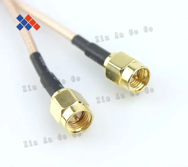 SMA male to SMA male RG316 15 см Pigtail кабель