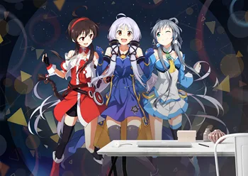 

[Self-Adhesive] 3D Beautiful Girls 545 Japan Anime Wall Paper mural Wall Print Decal Wall Murals