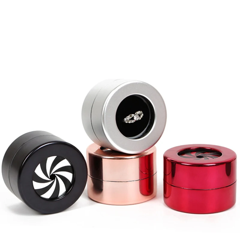 rotating ring box with light