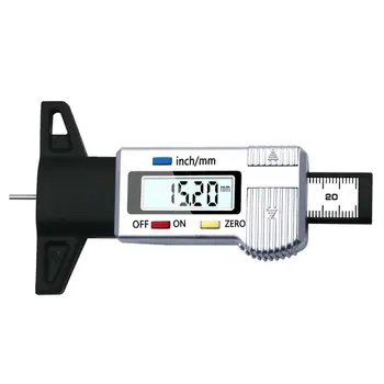 

Digital Car Tyre Tire Tread Depth Gauge Meter ABS plastic Measurer Tool Caliper Thickness Gauges Tire Monitoring System 1 Piece