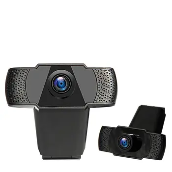 

HD 1080P Webcam Mini Computer PC WebCamera USB Camera Rotatable Cameras for Live Broadcast Video Calling Conference Work