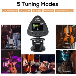 Et－3000a（eno） Saxophone Clarinet Trumpet Tuner Universal & Brass Mic Instrument Clip-on Tuning Brass Tuner I8z1