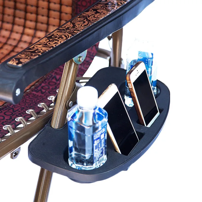 

Medium Casual Portable Universal Sun Lounger Cup Holder Clip Beach Camping Chair Side Tray Beverage Can Bottle Newest