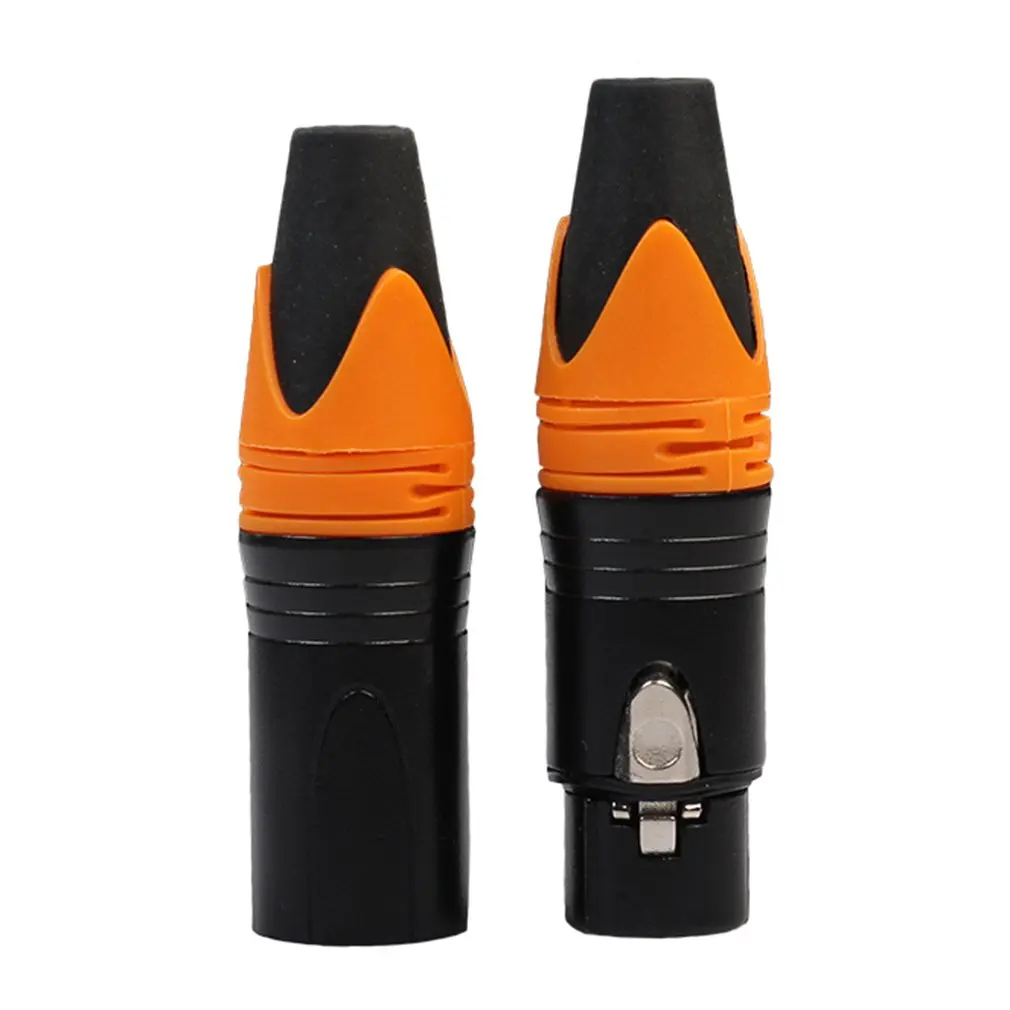 Choseal Qd2003b Xlr Male 3 Pin аудио микрофонный кабель Разъем Diy наплавной Металл Материал папа-Женский Diy сварочный разъем - Цвет: Розовый