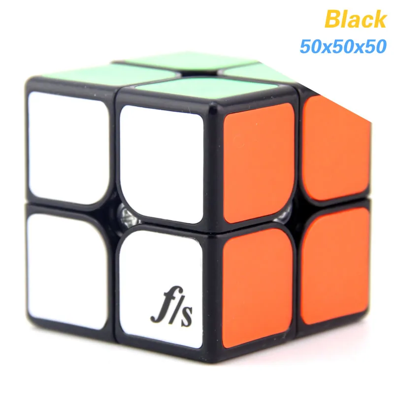 50mm-Black Fangshi F/S Funs Lim LimCube ShiShuang 2x2x2 волшебный куб 2х2 скоростная головоломка антистресс Развивающие игрушки для детей - Цвет: 50mm-Black
