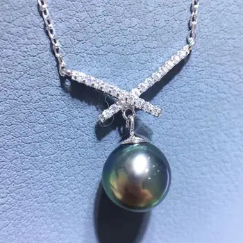 

Cross Style 925 Sterling Silver Necklace Base Mounts Findings Jewelry Settings Mountings Parts for Akoya Edison Pearls