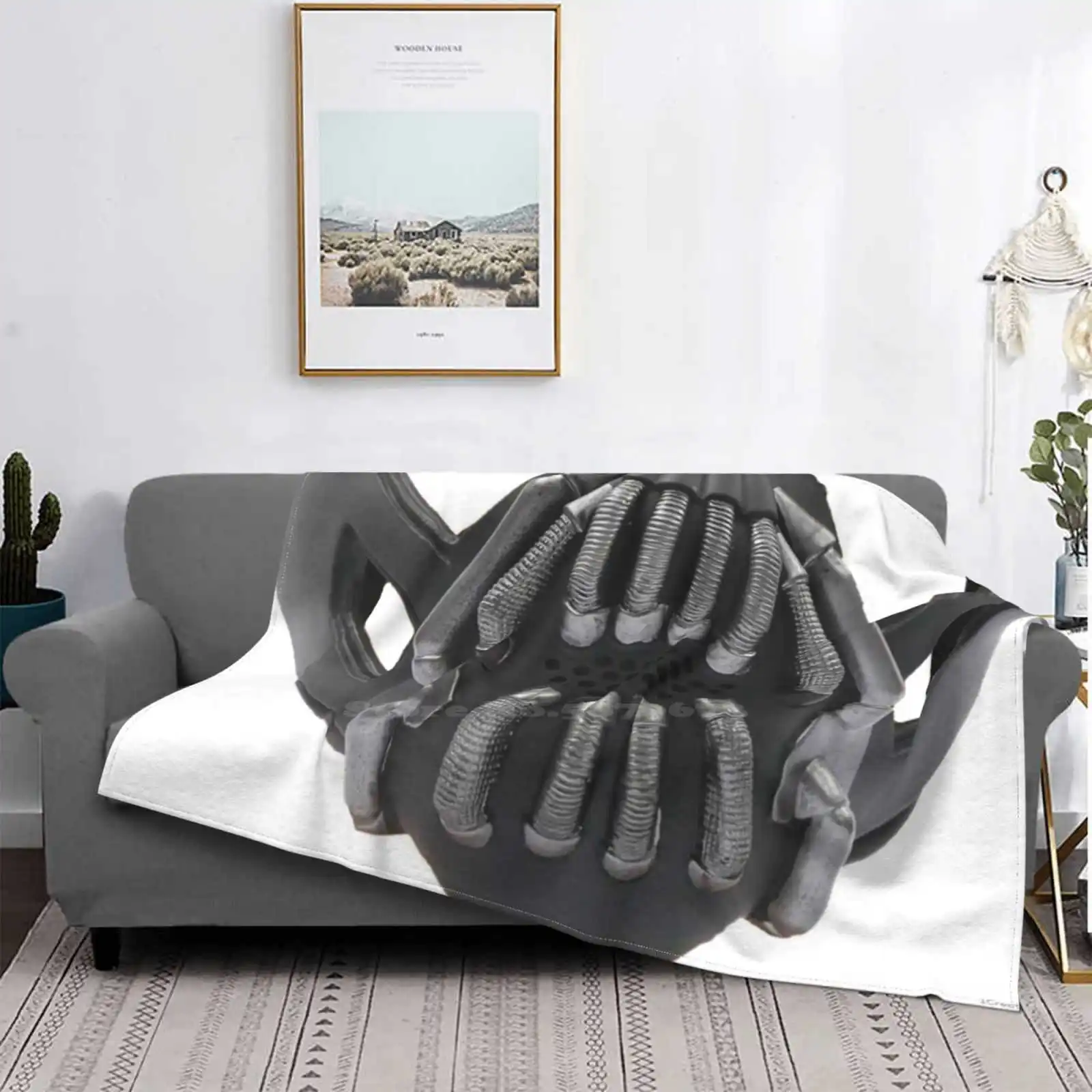 Bane New Selling Custom Print Flanella Morbida Coperta Bane Face 19 Breathing Villain Bane