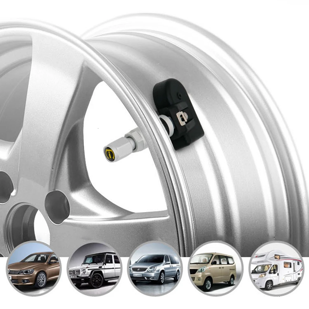 Автомобильный TPMS Bluetooth 4,0 монитор давления в шинах Система 4 внутренний/внешний датчик работает Android/iOS дисплей приложения для мобильного телефона