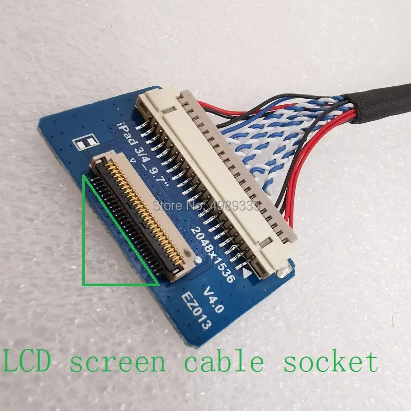 HDMI LVDS Ʈѷ , iPad 3 4 9.7 ġ LP097QX1 SPA1 SPAV SPC1 2048x1536 EDP ȣ 4  51  LCD г