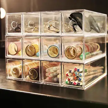 

Dust-proof Creative Student Penholder For Acrylic Transparent Multi-layer Sunglasses Display Rack