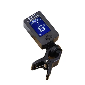 

LCD Clip-on Guitar Tuner Bass Tuners Violin Tuner Ukuele Chromatic Universal 360 Degree Rotatable Sensitive New Guitar Tuners