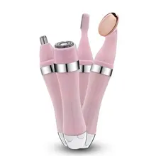 4в1 электрический эпилятор для женщин, триммер для удаления волос, бритвенный станок для женщин, бритва, бритва, триммер для бровей, Depiladordropshipping