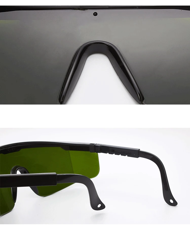 Лазерные защитные очки, сварочные очки, солнцезащитные очки для защиты глаз, рабочая сварка, регулируемые предметы безопасности, архитектурные очки