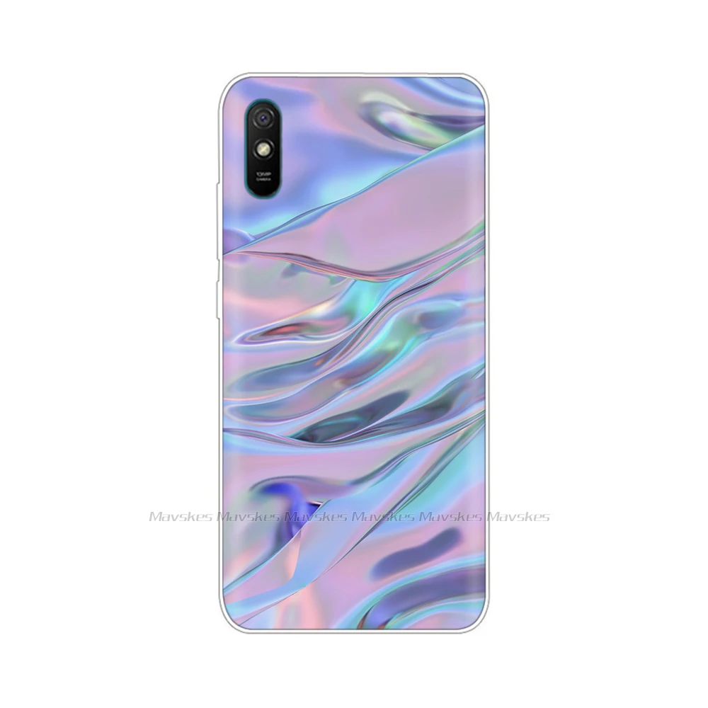 Dành Cho Xiaomi Redmi 9A Ốp Lưng Silicone Ốp Lưng TPU Mềm Fundas Ốp Lưng Điện Thoại Xiaomi Redmi 9A Redmi9A Ốp Lưng Ốp Lưng vỏ Capa Coque xiaomi leather case chain Cases For Xiaomi