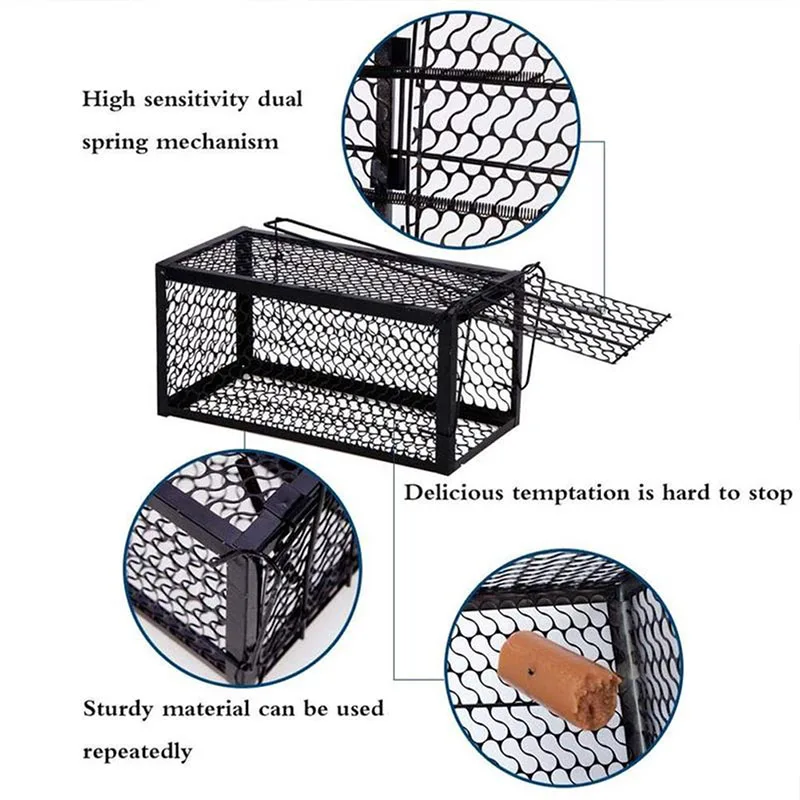 Профессиональная эффективная и безопасная Нетоксичная мышиная клетка утолщенная ловушка для грызунов крысиная коробка ловушка для мыши клетка для животных практичная домашняя
