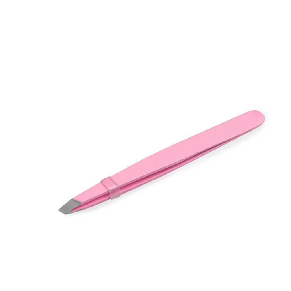 1PC Pink 1/2/3/4 шт. Профессиональный пинцет для бровей Нержавеющая сталь острым/Наклонный наконечник/плоский наконечник волос снятие макияжа Набор инструментов - Цвет: 1PC Pink