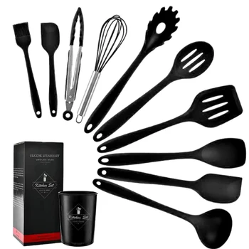 

11Pcs Set Kitchenware Silicone Heat Resistant Kitchen Cooking Utensils Tool