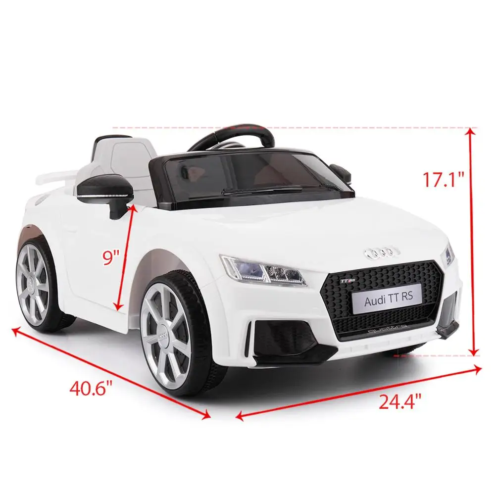 Audi TT 12V электрический детский автомобиль Лицензированная игрушка одно сиденье с