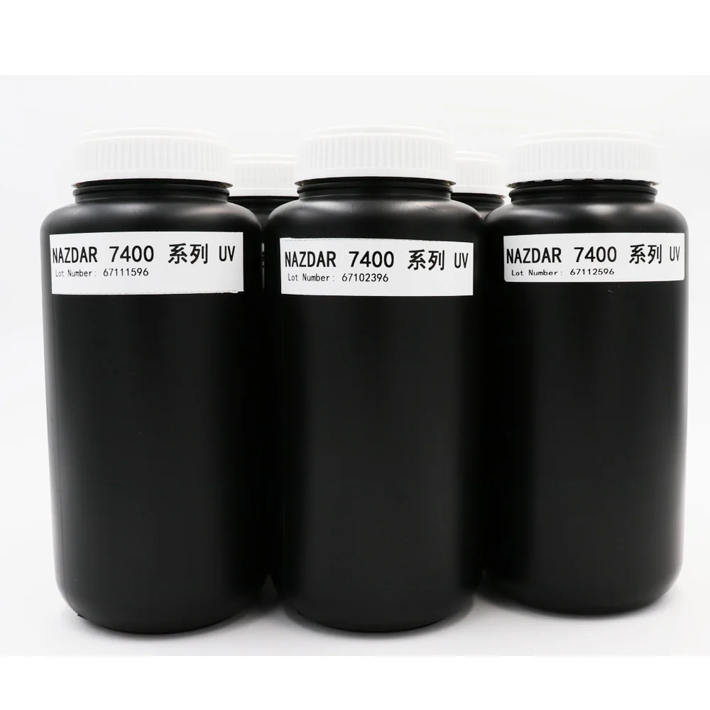 Американские Nazdar 7400 серии UV Inkjrt чернила для Ricoh Gen5/Konica УФ печатающая головка |