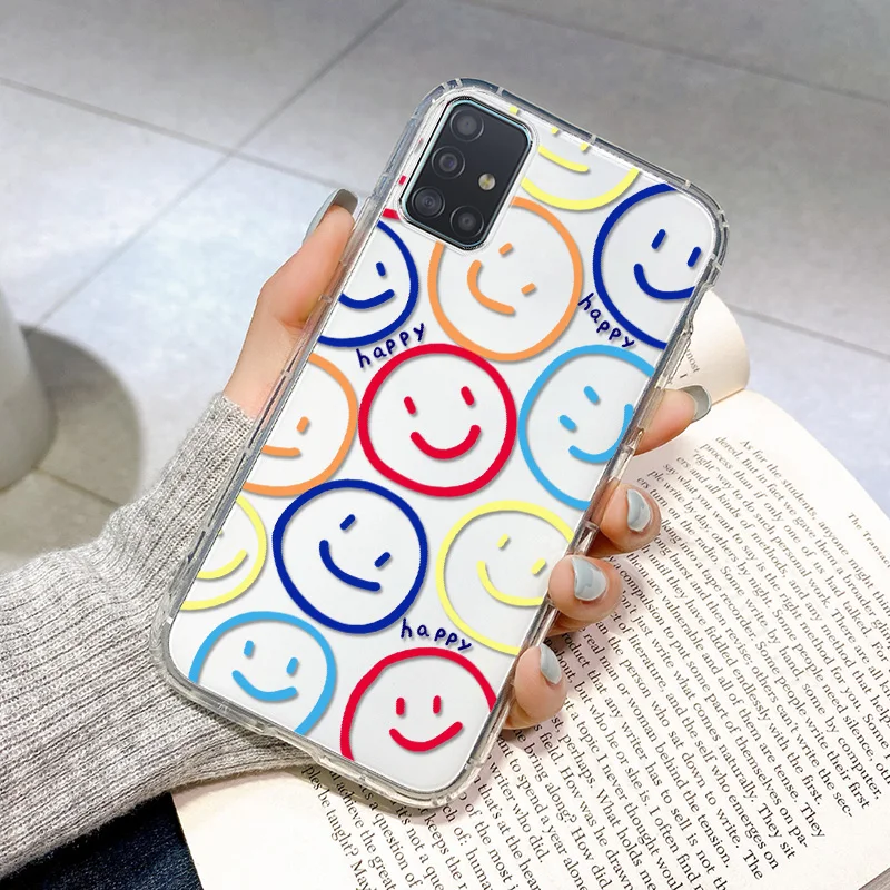For Samsung Galaxy A51 Case Silicone Clear Funda On Samsung A51 4G 5G Protective Case Soft Coque Galaxy A 51 Shockproof Bumper samsung cases cute Cases For Samsung