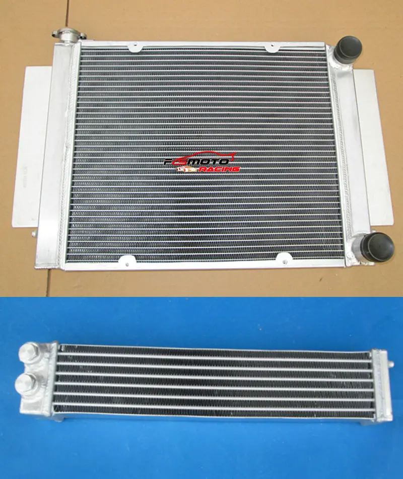 Aluminum Radiator Cooling With Heater PiPe + OilCooler Racing For Mazda