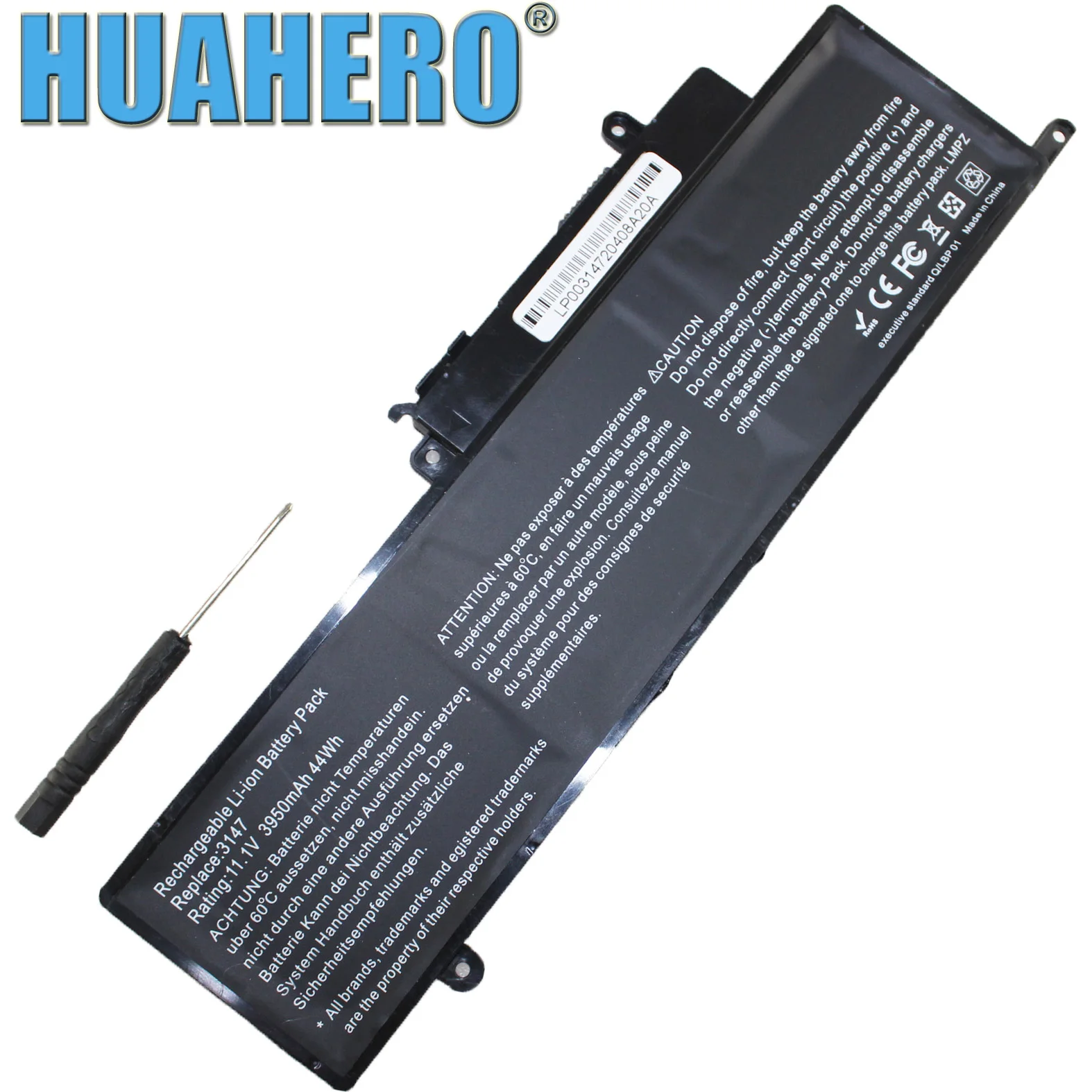 HUAHERO Батарея для Dell Inspiron 11 &quot3147 3148 3152 3153 3157 3158 13&quot 7347 7348 7352 7353 7359 15 &quot7568 7558 ноутбук