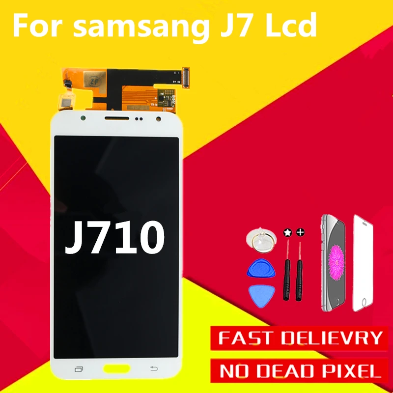 AAA +++ протестированный высококачественный сенсорный экран для Samsung J7 2016 J710 J710F J710FN