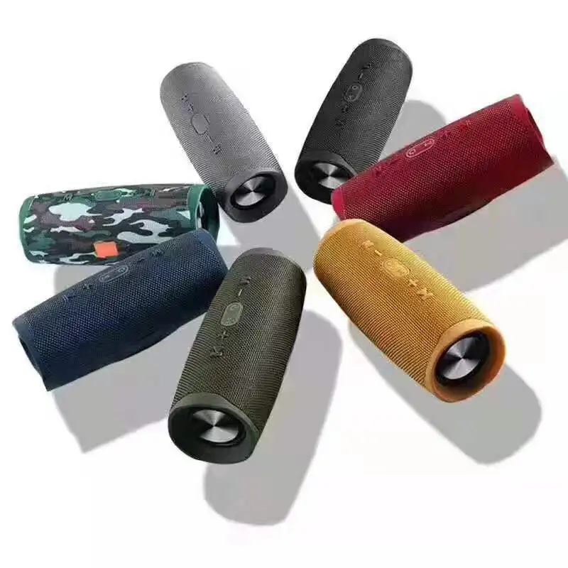 20W IPX7 waterproof bluetooth speaker Charge4 bass dual diaphragm stereo subwoofer portable With mobile power USB TF FM soundbox