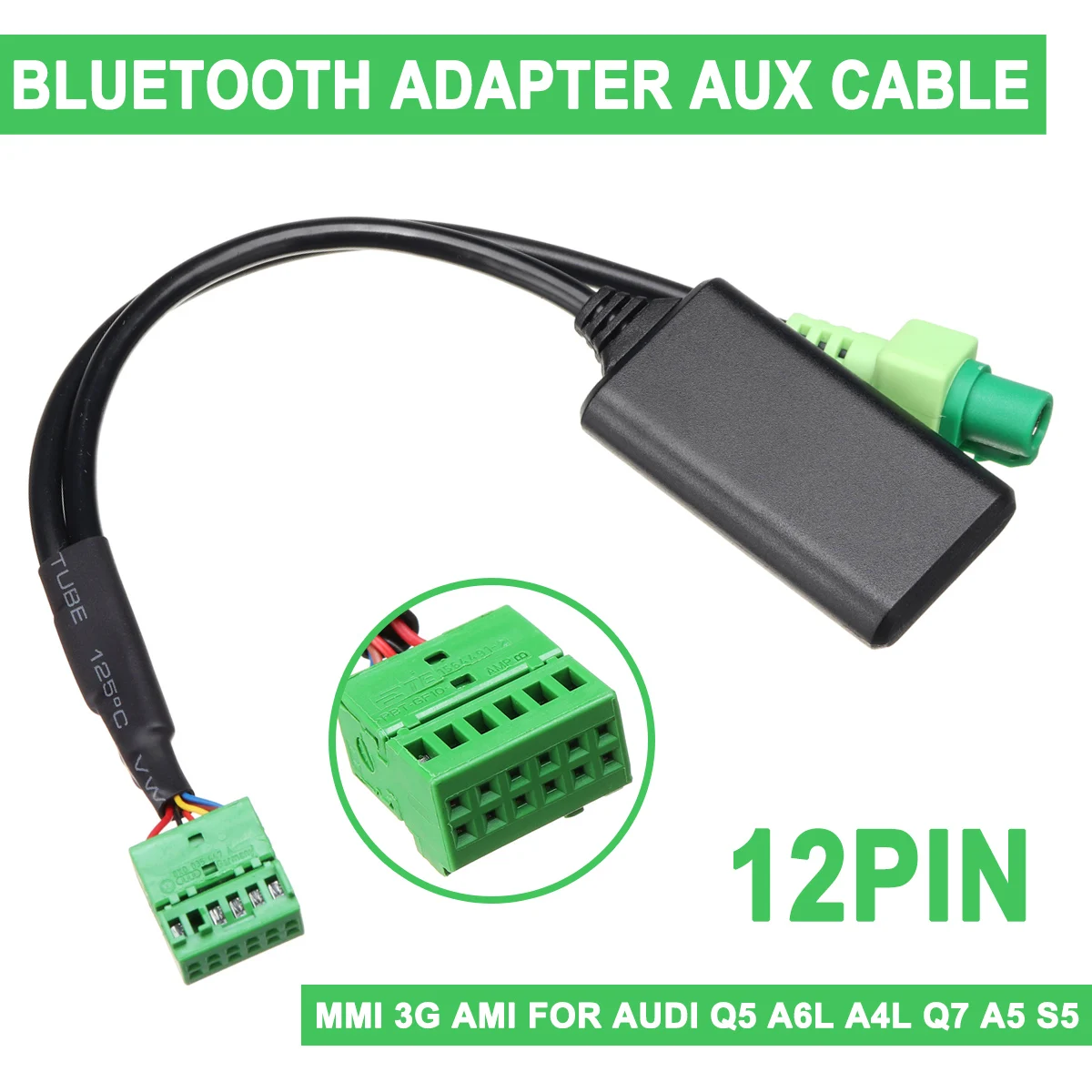 Bluetooth AUX аудио для Audi Q5 A6L A4L Q7 A5 S5 автомобиля MMI 3g AMI беспроводной адаптер кабель