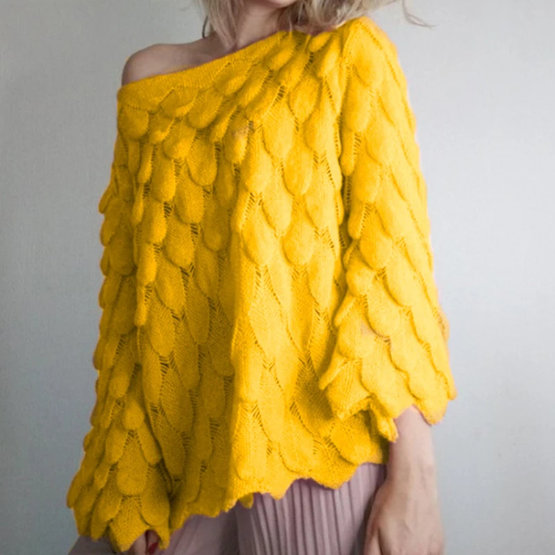 Misswim Casual off shoulder sweater women 2019 Autumn winter oversized female Jumpers Ladies Fashion pullover streetwear | Женская