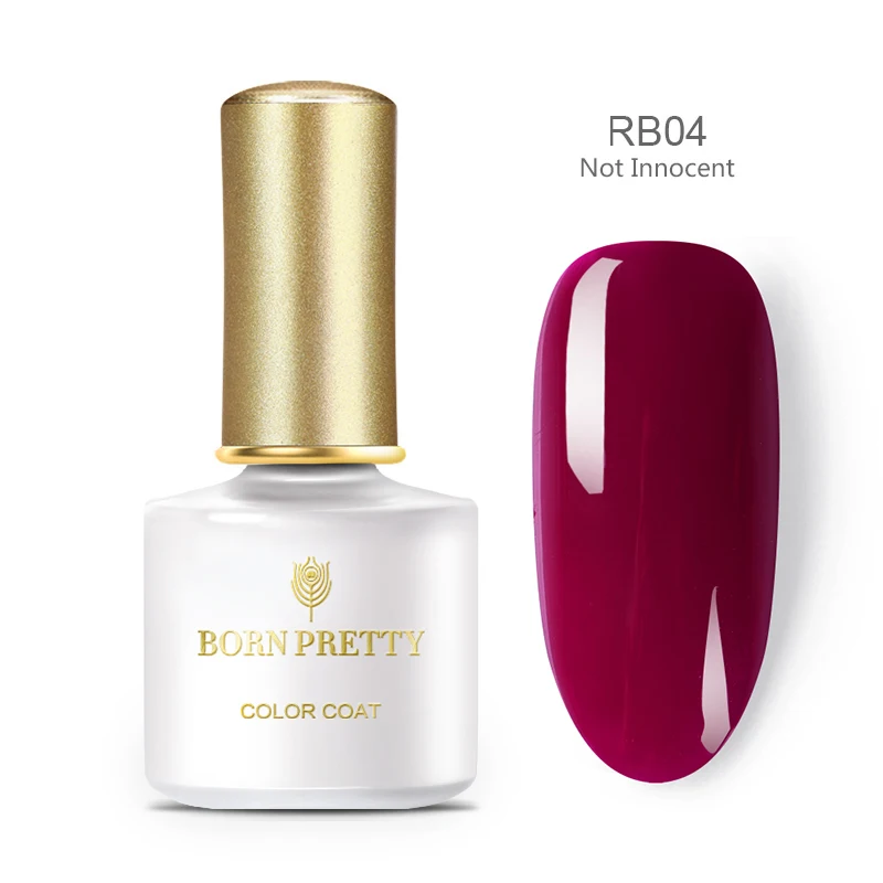RB04 BORN PRETTY, 6 мл, серия Cafe, Гель-лак для ногтей, чистый цвет, замачивается, УФ светодиодный Гель-лак, 60 цветов, маникюрный лак, долговечный - Цвет: RB04