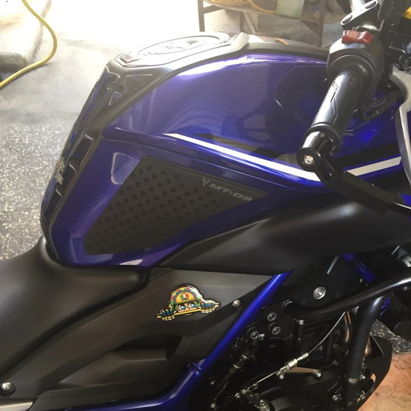 FXCNC Racing Motorcycle Tank Traction Gas Pad Knee Fuel Side Grips Protector Fit For Yamaha MT-03 2015-2016