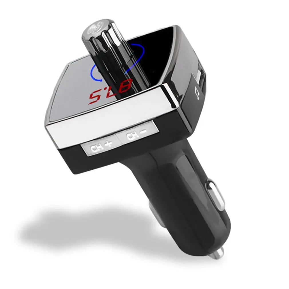 Хит, автомобильный комплект, mp3-плеер, подключение по Bluetooth, двойной USB 3.1A, функция громкой связи, fm-передатчик, зарядное устройство, Обнаружение напряжения батареи