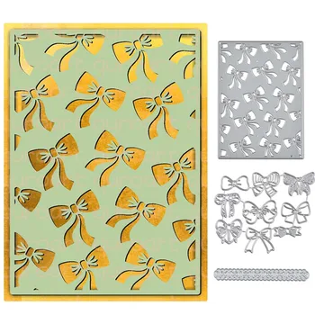 

DiyArts Lace Bow Metal Cutting Dies Scrapbooking Craft Frame Cutting Dies 2020 Card Making Album Embossing Stencil Die Cut