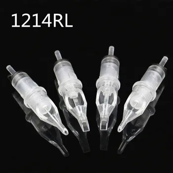 

14RL Premium Clear Cartridge Needles Round Liner 0.35 mm Original Cartridge Needles For Tattoo Machine Pen Tattoo Grip