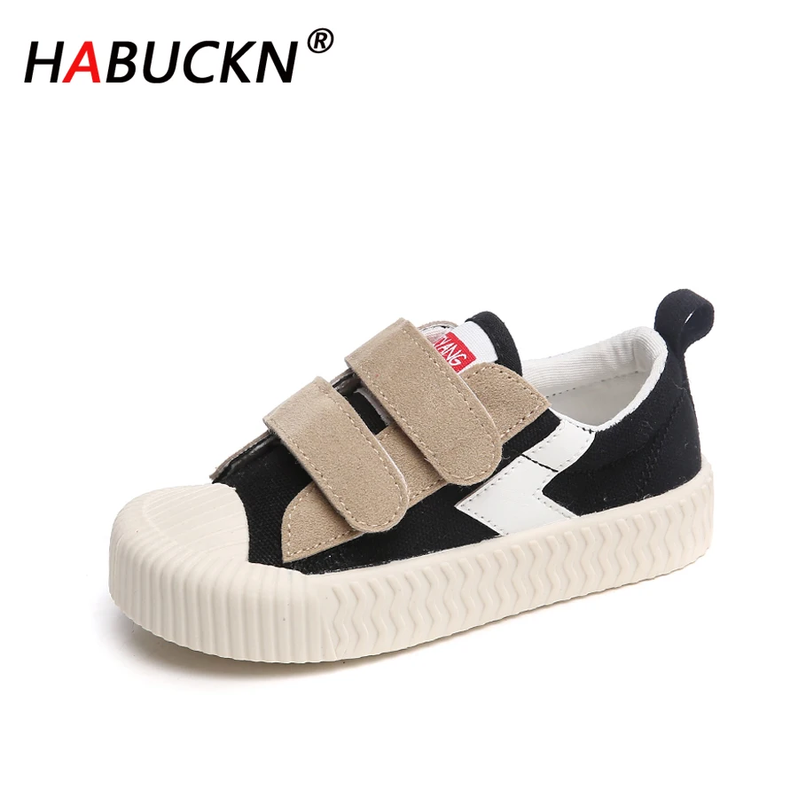 HABUCKN/Новинка Модная детская парусиновая обувь на мягкой подошве Яркие цвета