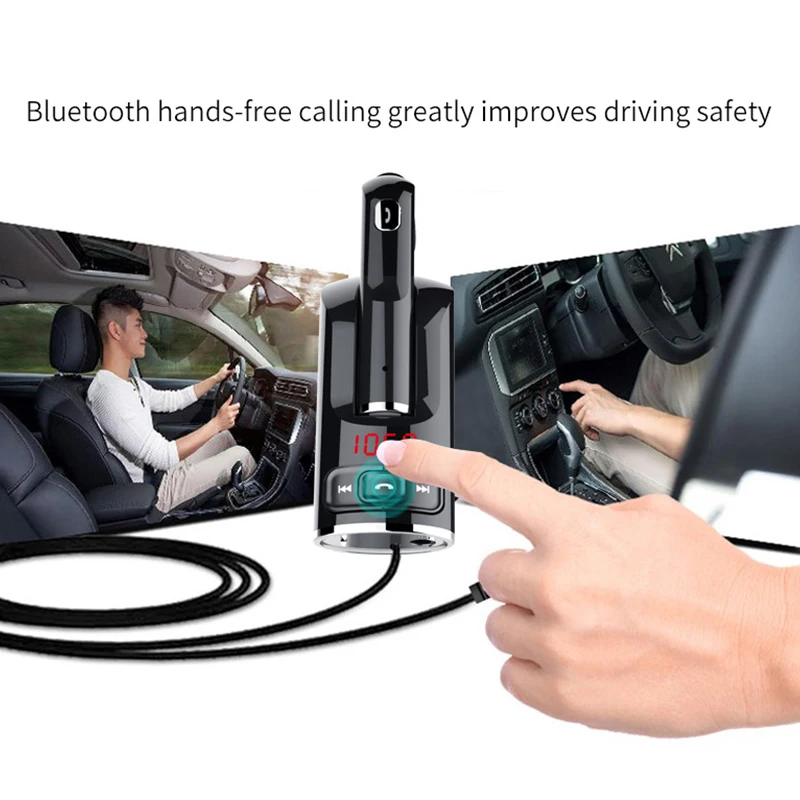 Беспроводная Bluetooth гарнитура CDEN fm передатчик Автомобильный MP3 плеер музыкальный
