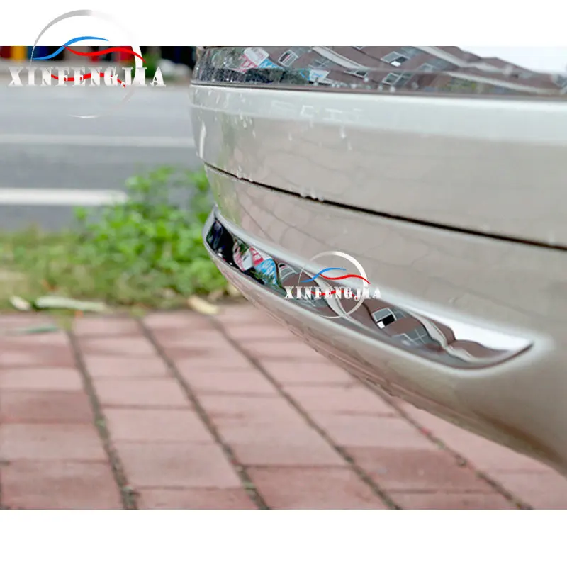 Для BMW 7 серии F01 F02 09-15 Нержавеющая Задняя крышка бампера нижняя отделка Литье