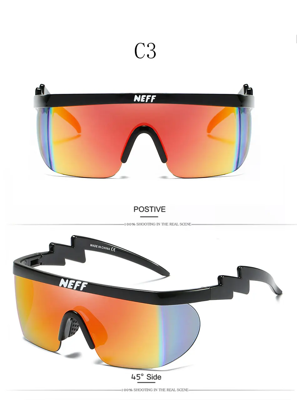 Kilig Neff солнцезащитные очки для мужчин и женщин, винтажные спортивные очки оверсайз с зажимом, защита от солнца UV40, солнцезащитные очки Lentes De Sol Mujer