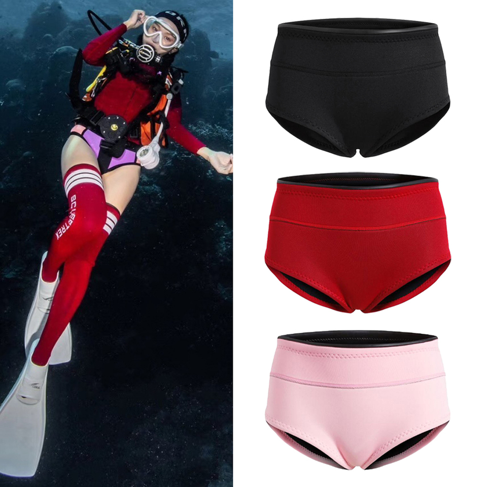 1.5mm Neoprene Diving Wet Suit Swimwear Bikini Bottom Brief Shorts Shorties