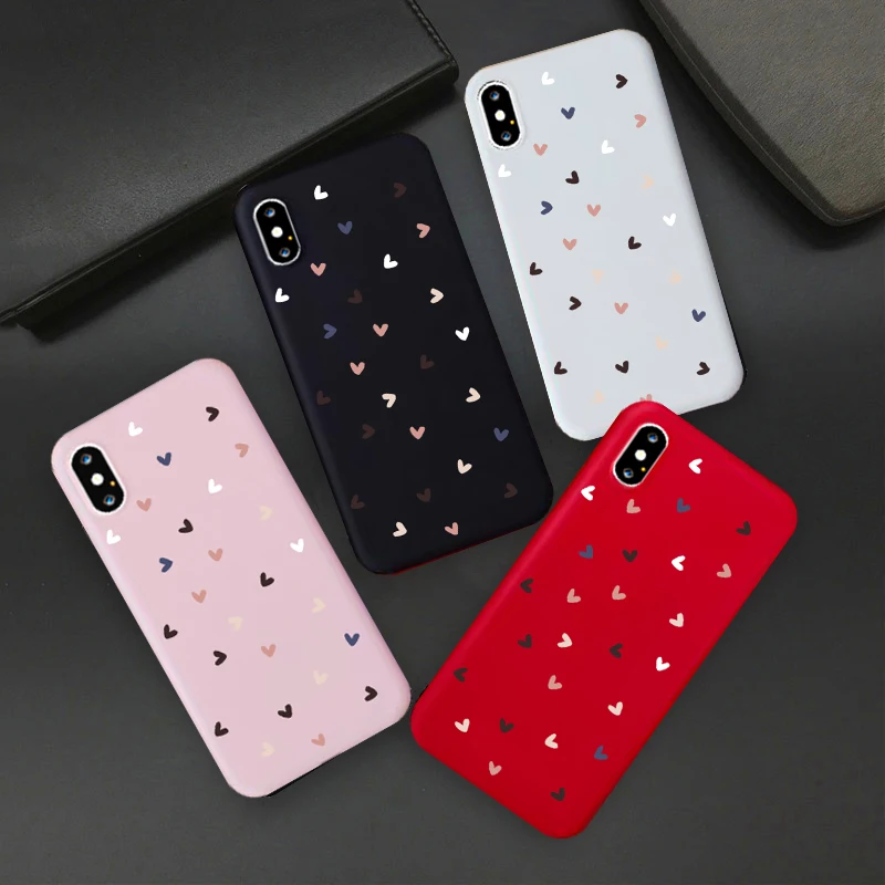 GYKZ милый чехол для телефона с сердечками iPhone X XR 11 Pro XS MAX 7 6 6s 8 Plus мягкий