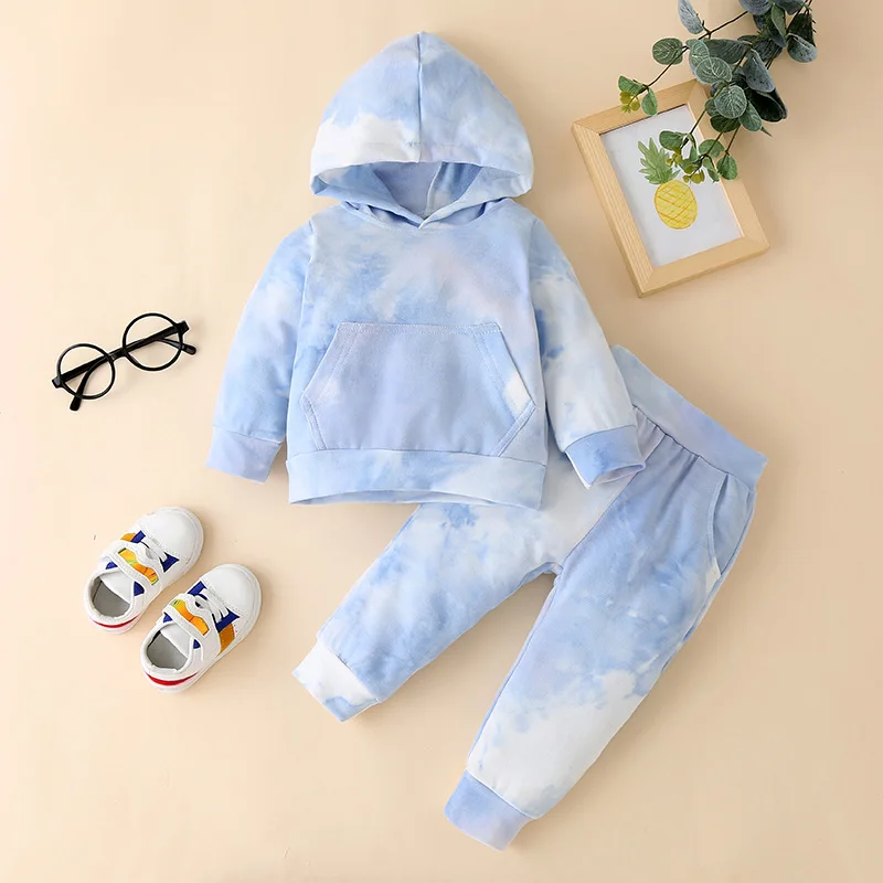 Toddler Baby Girl Unicorn Tie-dye Clothing Set