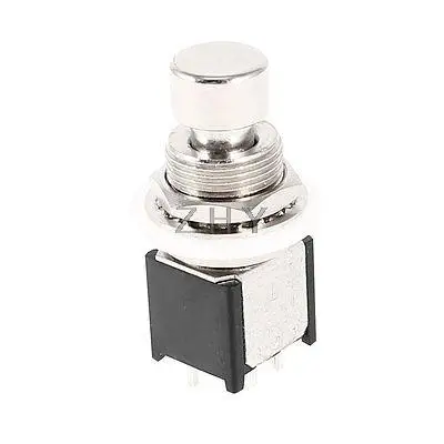 

ST6PX02L DPDT 6Pin True Bypass Guitar Effects Pedal Footswitch AC 125V 4A
